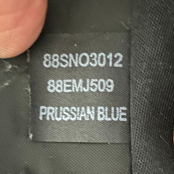 Ellen Tracy Winter Pea Coat Button Front Longline Wool Angora Women's 12 Navy - Picture 14 of 16